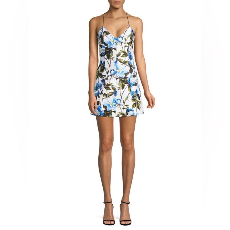 Alice + Olivia. Tayla Floral Mini Dress. Size S.